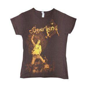 Sugarland Tour T-Shirt Incredible Machine Women Size Medium Jennifer Nettles